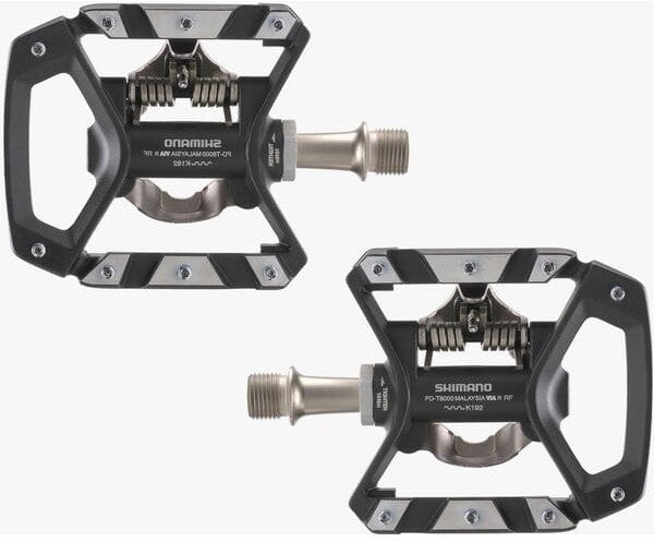 Shimano PD-T8000 XT MTB SPD Trekking Pedals Single Sided Mechanism - Black