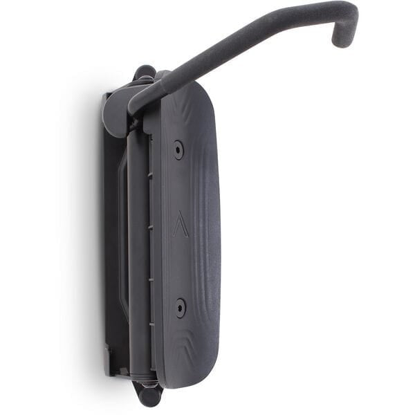 M Part Wall Mounted Vertical Bike Holder Space Saving Storage Hanger - Black