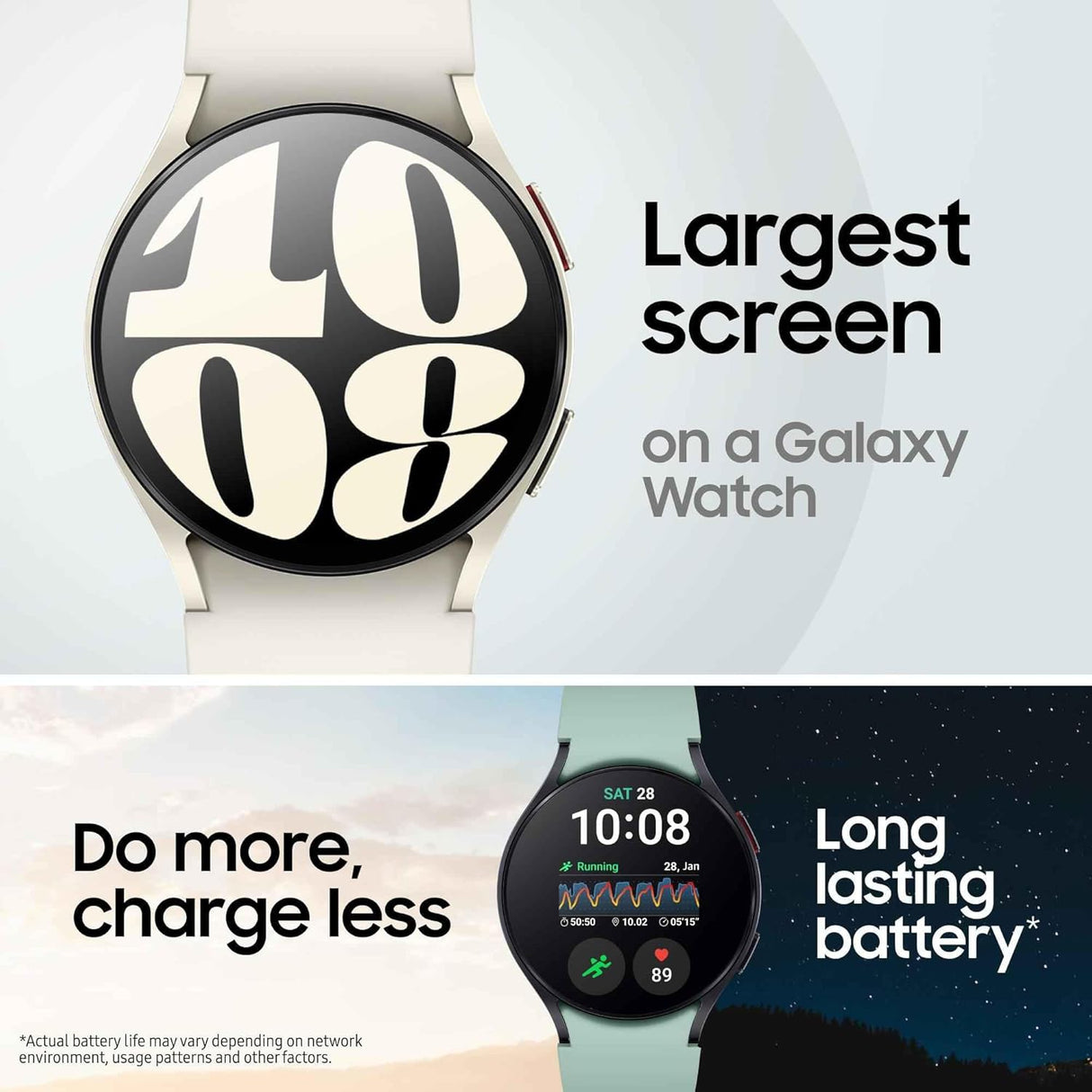 Samsung Galaxy Watch6 40mm BT GPS Heart Rate Monitor Smartwatch - Graphite