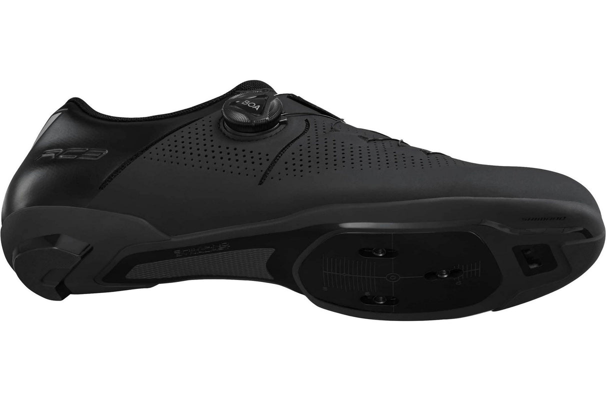 Shimano RC302 Road Men's Synthetic Regular Cycling Shoes - Black - Size 41