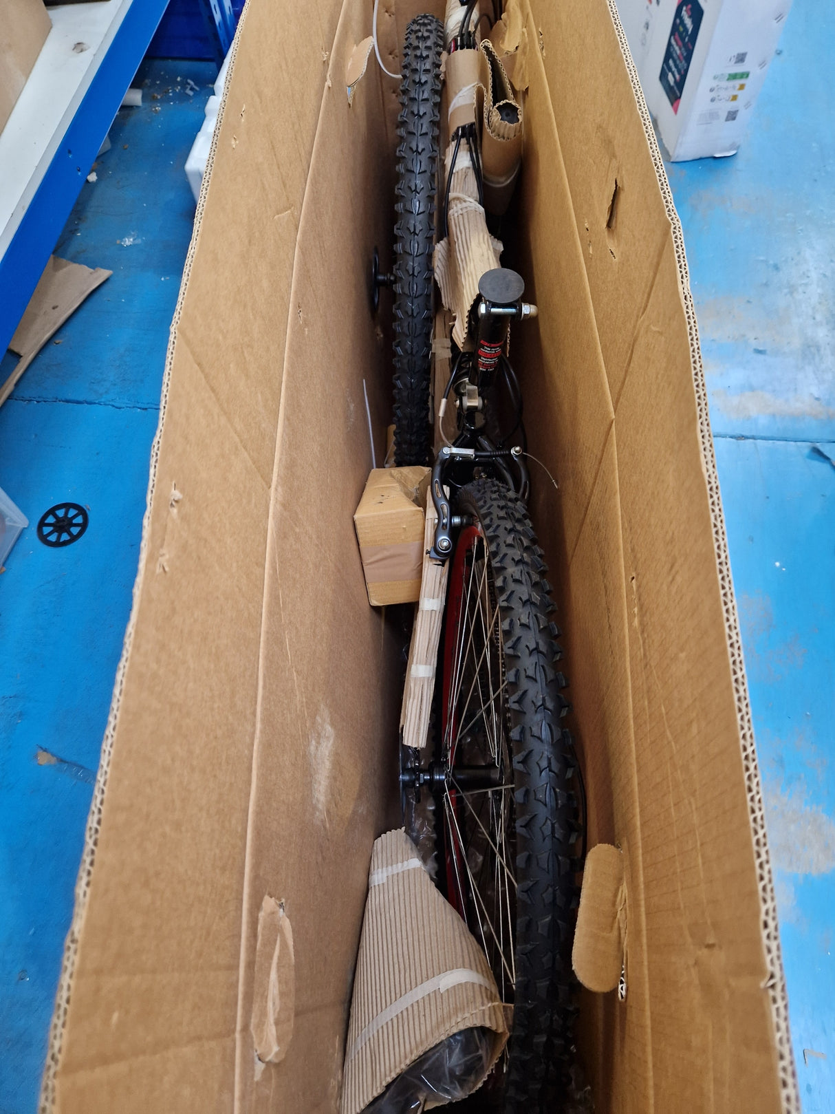 Boss Venom Dual Suspension Mountain Bike 26" Wheels - 18" Frame - Black/Red
