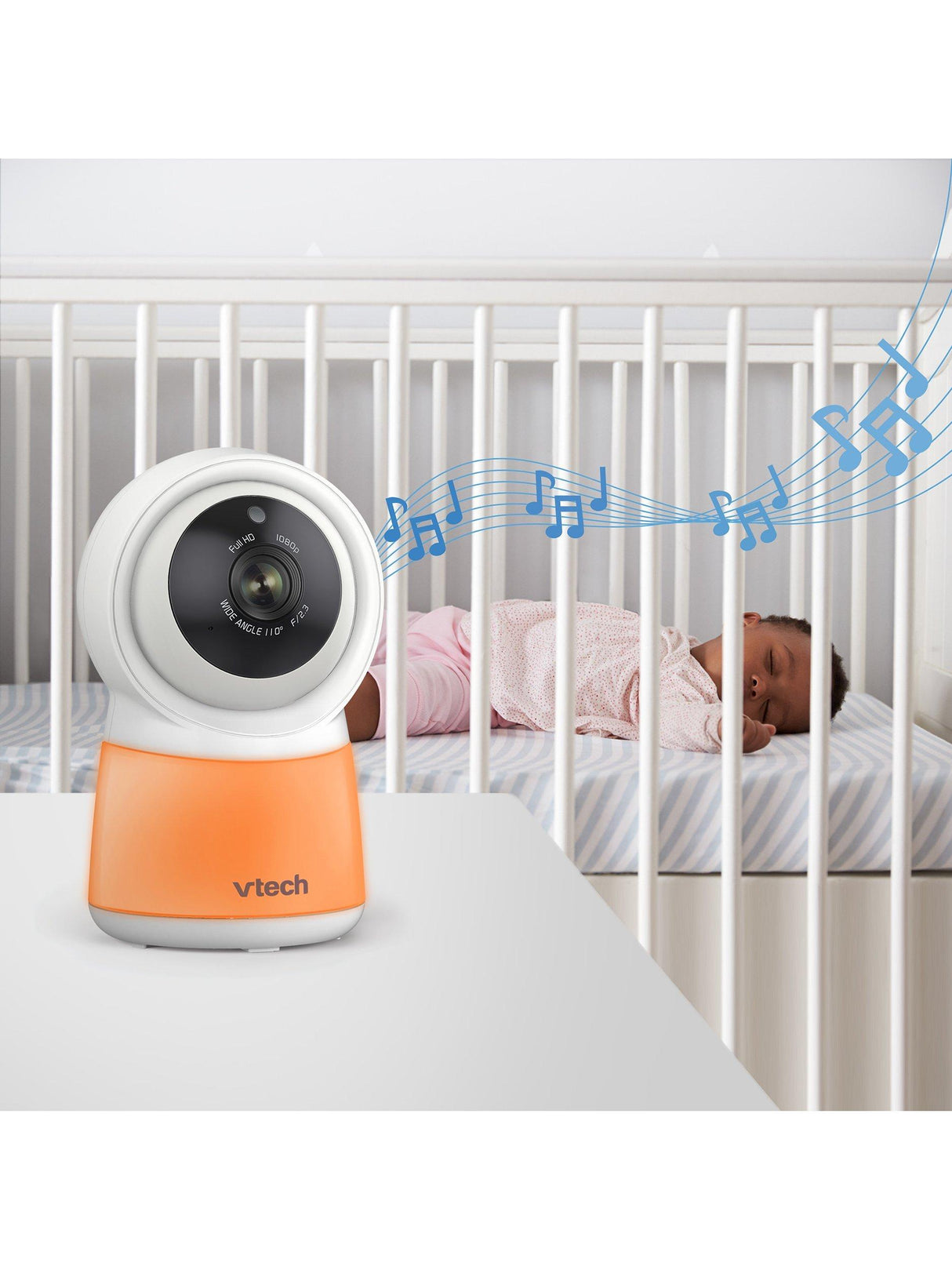 VTech RM5755HD 5 inch Display Smart Wi-Fi 1080p Video Baby Monitor - White