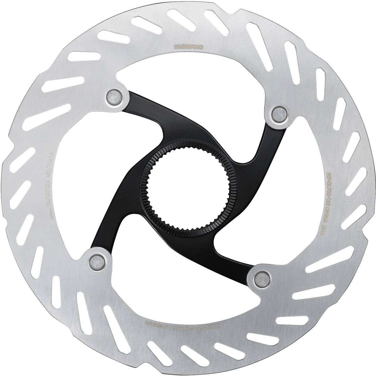 Shimano RT-CL700 Ice Tech Centre Lock Disc Brake Rotor 160mm - Silver/Black