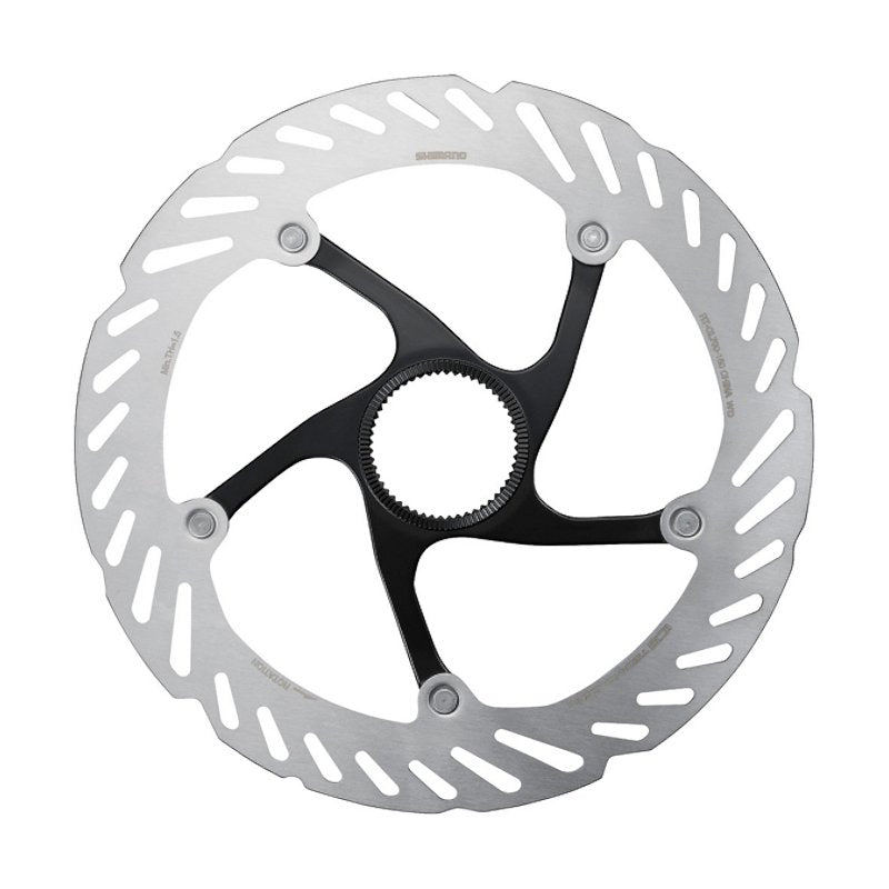 Shimano RT-CL700 Ice Tech Centre Lock Disc Brake Rotor 160mm - Silver/Black