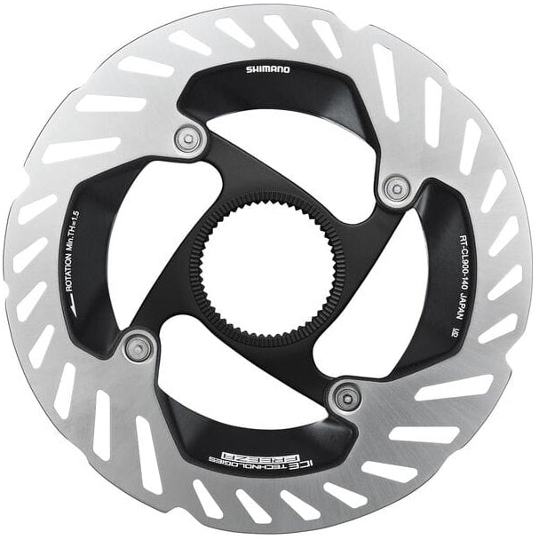 Shimano RT-CL900 Ice Tech FREEZA 140mm Centre Lock Brake Disc - Silver/Black
