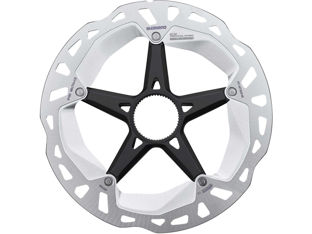 Shimano RT-MT800 160mm Center Lock Ice Tech FREEZA Disc Brake Rotor - Silver