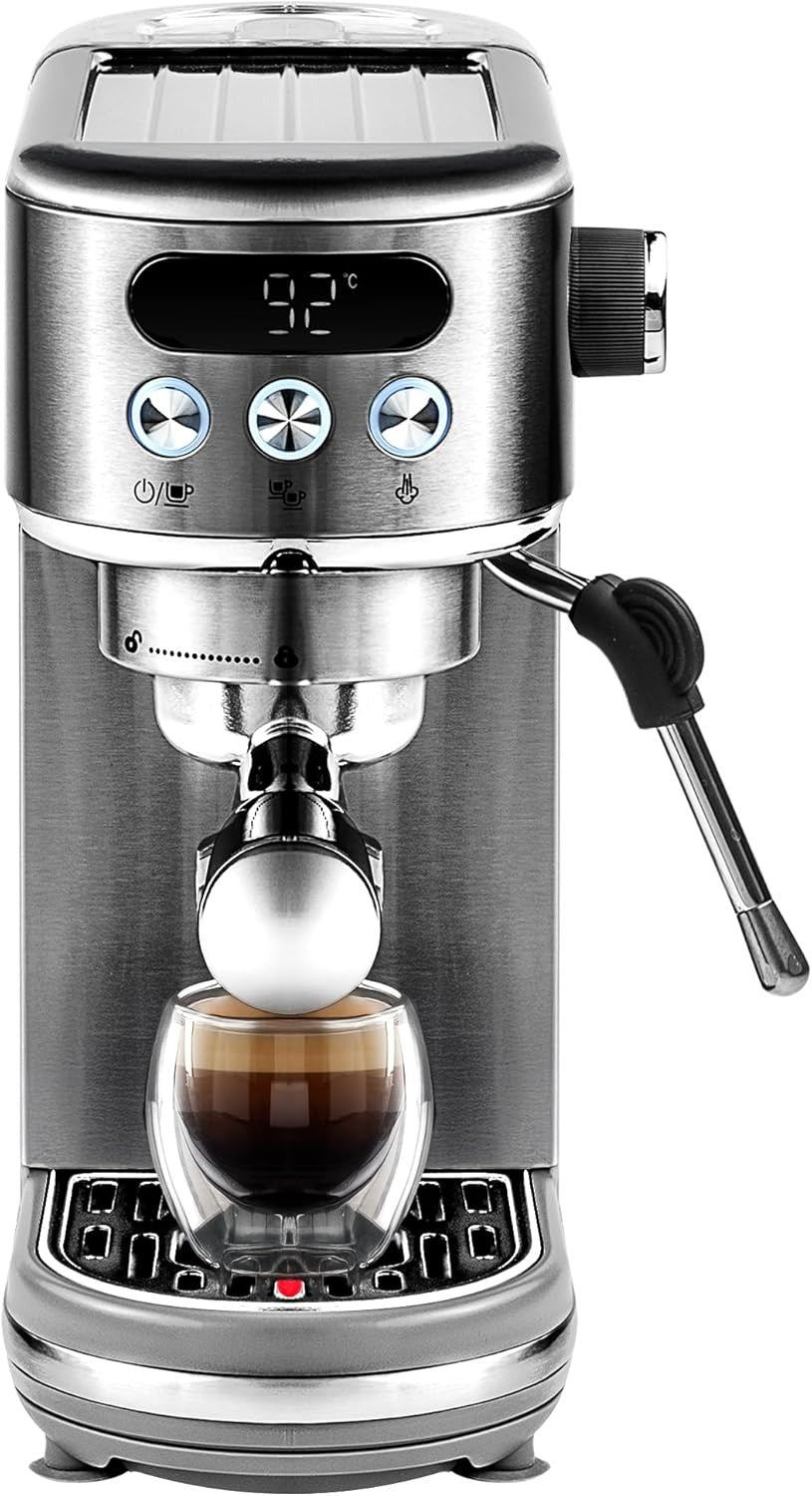 DAEWOO Flava Collection SDA2700GE 20 Bar Compact Coffee Machine - Silver