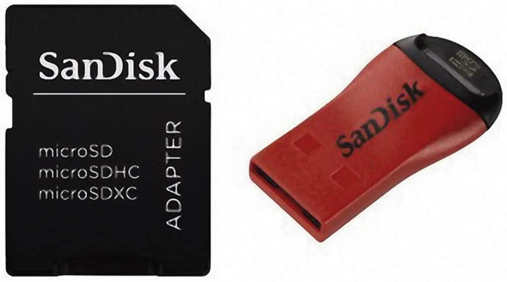 SanDisk USB 2.0 Card Reader SD Adapter MicroSD SDHC SDXC SDDRK-121-B35 Black