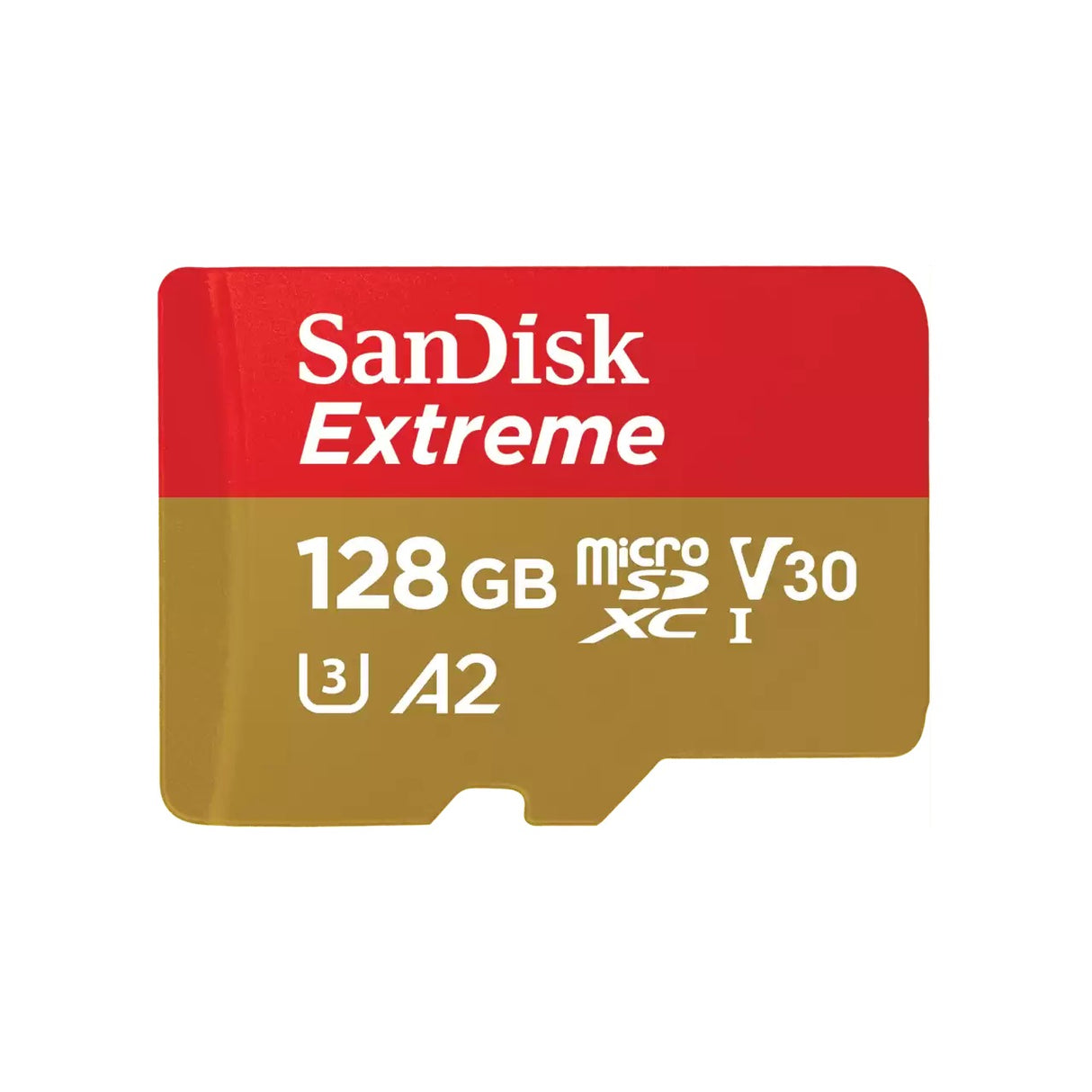 SanDisk Extreme SDSQXA1 128GB MicroSDXC UHS-I U3 A2 V30 160MB/s SD Adapter