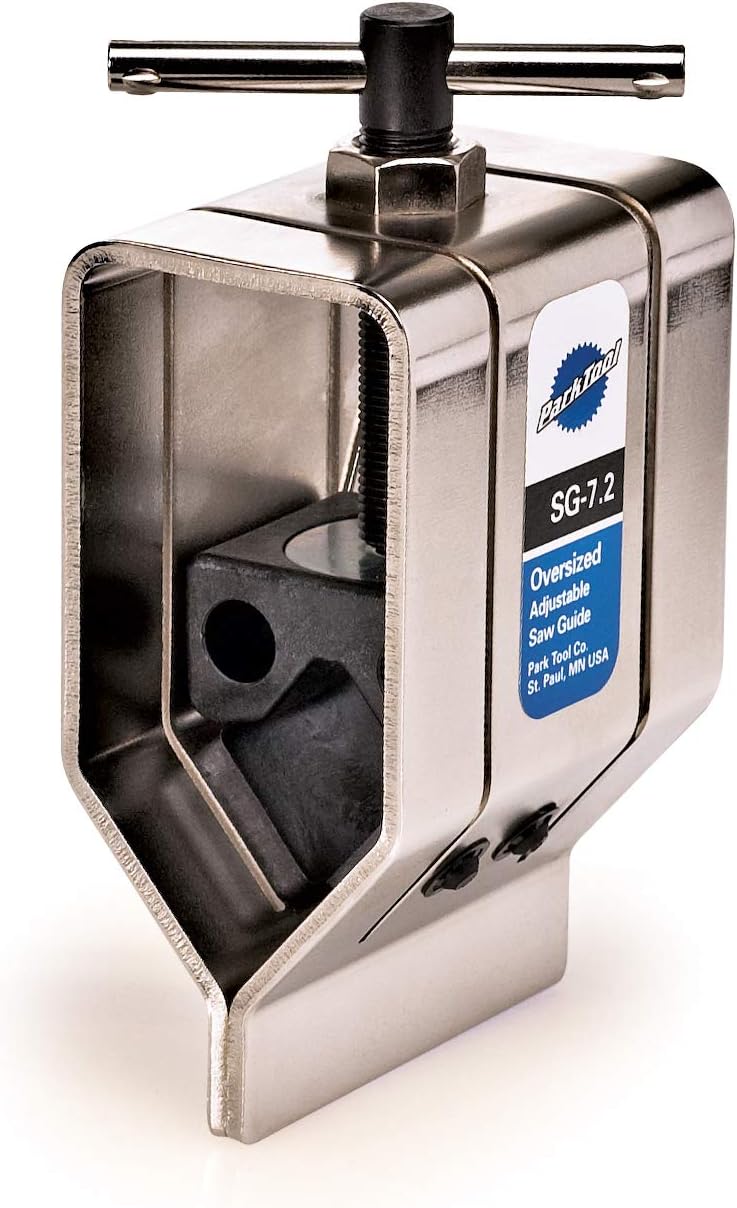 Park Tool SG-7.2 Oversized Adjustable Saw Guide - Alloy Steel - Black/Silver