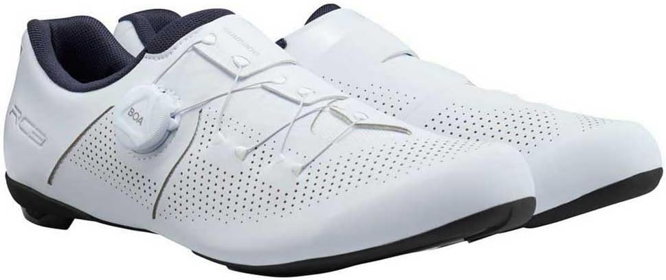 Shimano SH-RC302 Men's SPD-SL Road Cycling Shoes BOA Dial EU Size 42 - White