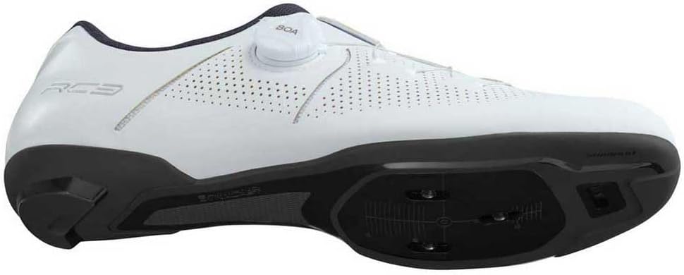 Shimano SH-RC302 Men's SPD-SL Road Cycling Shoes BOA Dial EU Size 42 - White