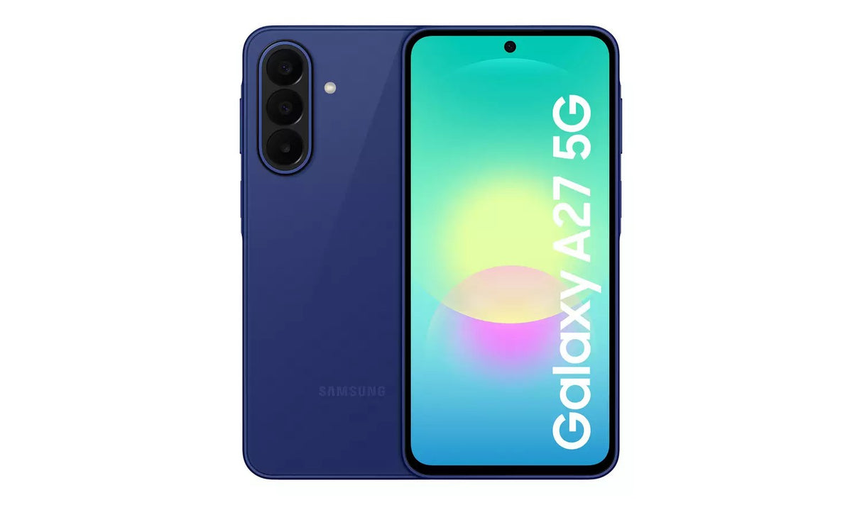 Samsung Galaxy A27 5G Smartphone 128GB 6GB RAM Dual-SIM Unlocked - Blue