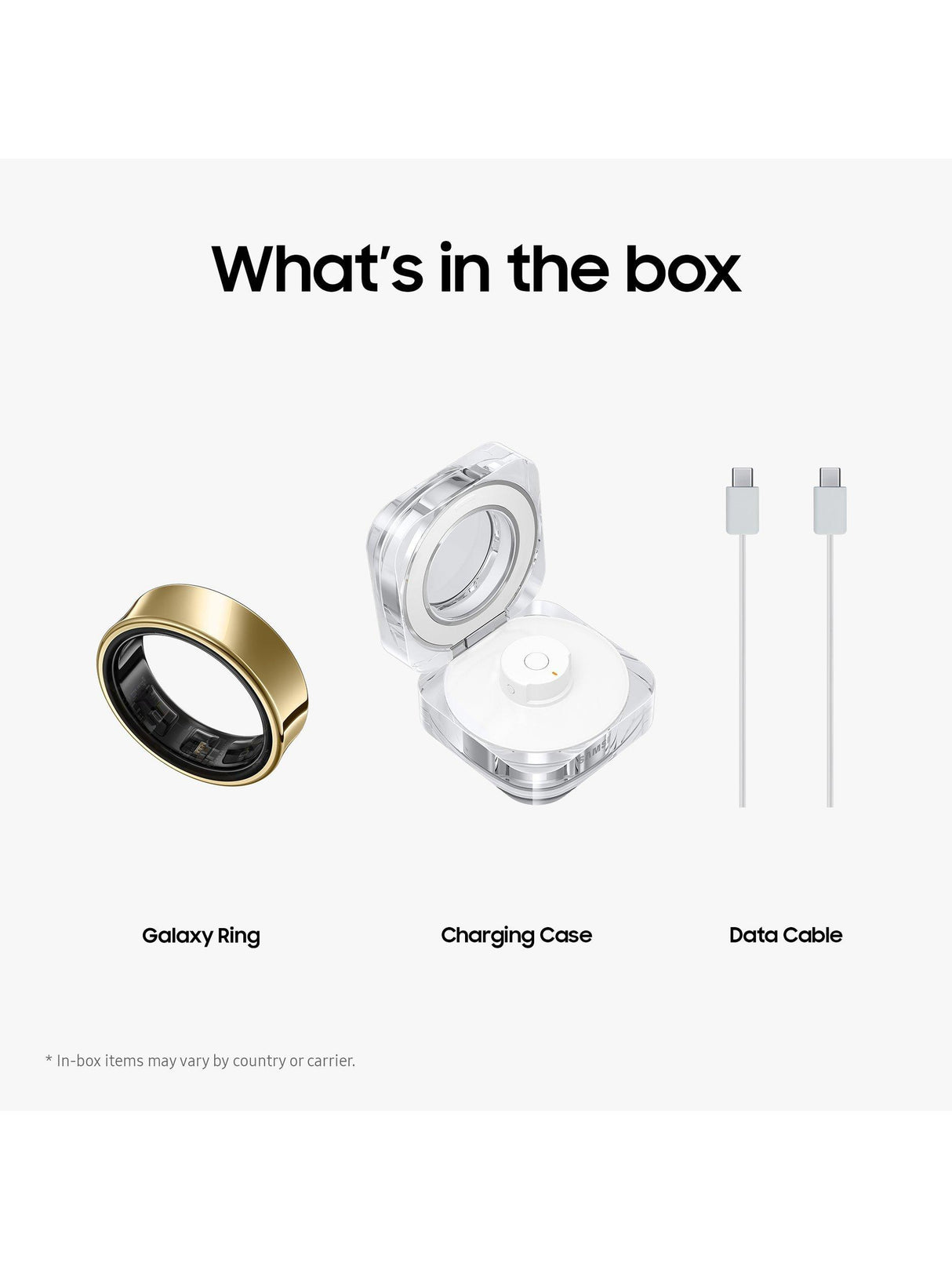 Samsung Galaxy Ring Fitness Tracker Smart Ring - Titanium Gold - Size 9