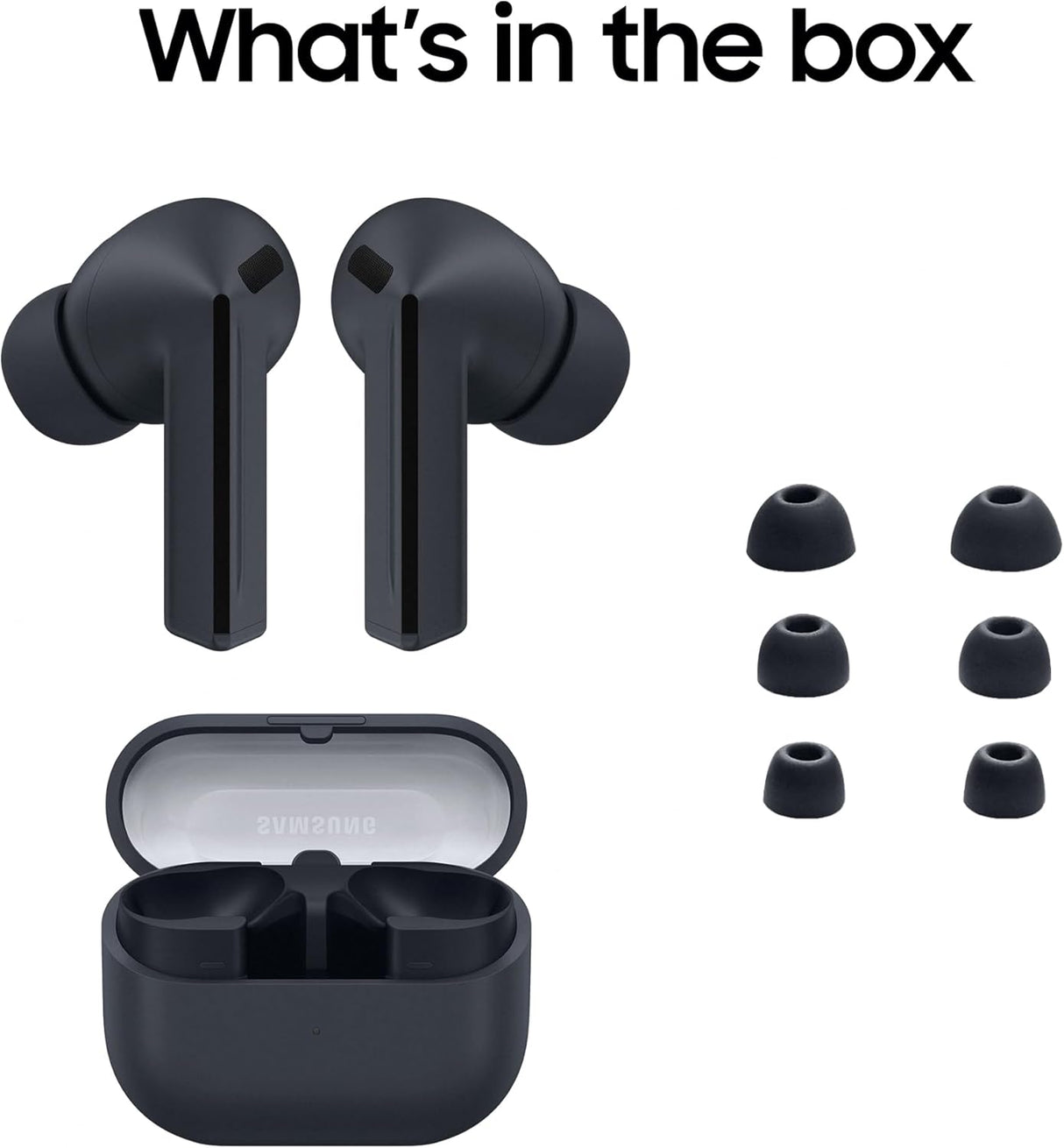 Samsung Galaxy Buds3 FE ANC True Wireless Bluetooth In-Ear Earbuds - Black