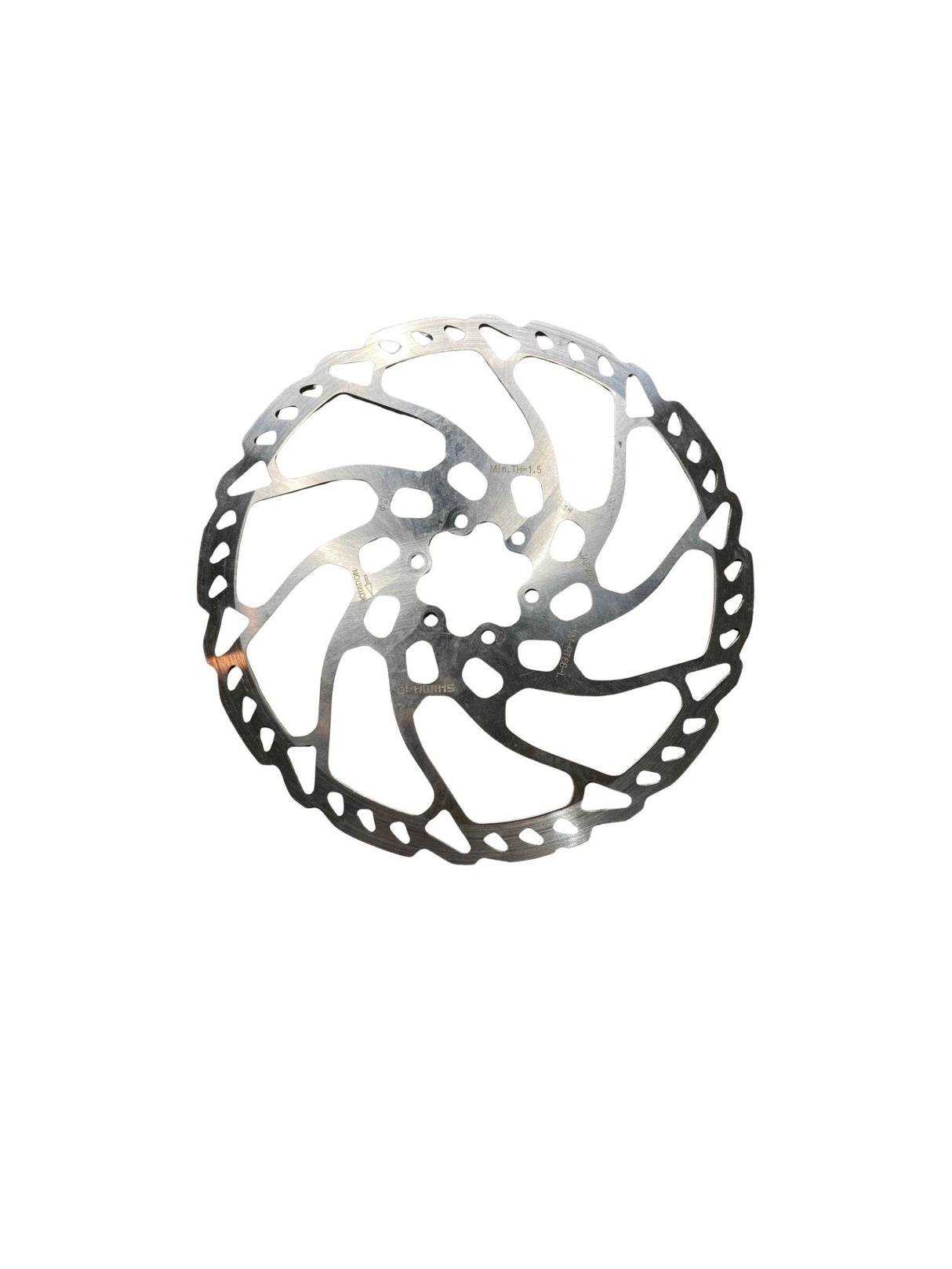 Shimano Deore SM-RT66 6 Bolt Rotor 220mm Bike Disc Brake Rotor - Steel Black