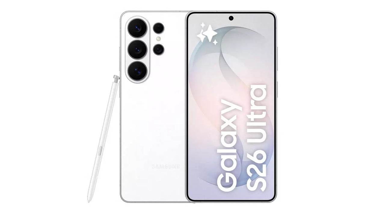 Samsung Galaxy S26 Ultra 5G SIM-Free Unlocked 12GB 512GB Smartphone - White