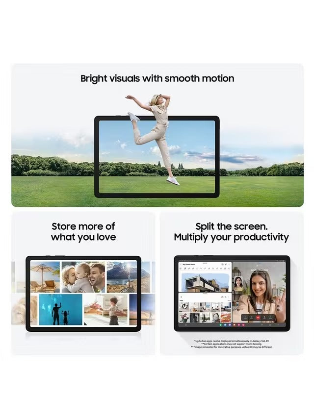 Samsung Galaxy Tab A9 8.7'' 64GB 4GB RAM Wi-Fi + 4G Android Tablet - Silver