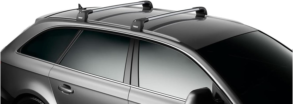 Thule 9592 WingBar Edge Medium Aluminium Low Profile Lockable Roof Bars Pair