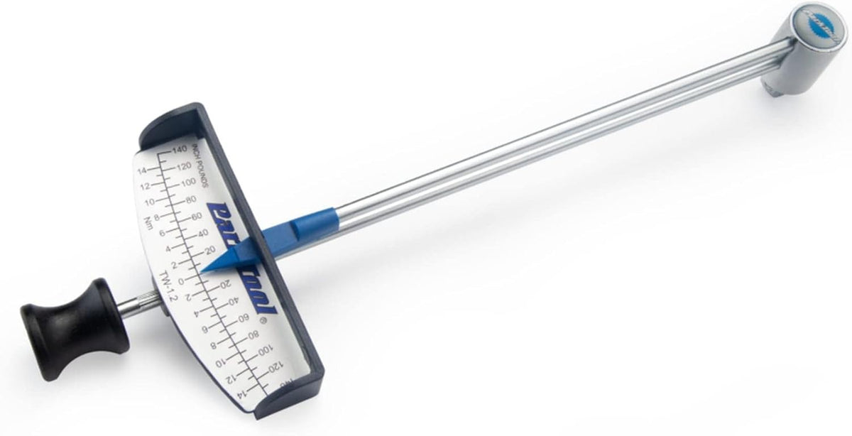 Park Tool TW-1.2 Beam Type Bicycle Torque Wrench 0-14Nm 3/8 Drive - Silver