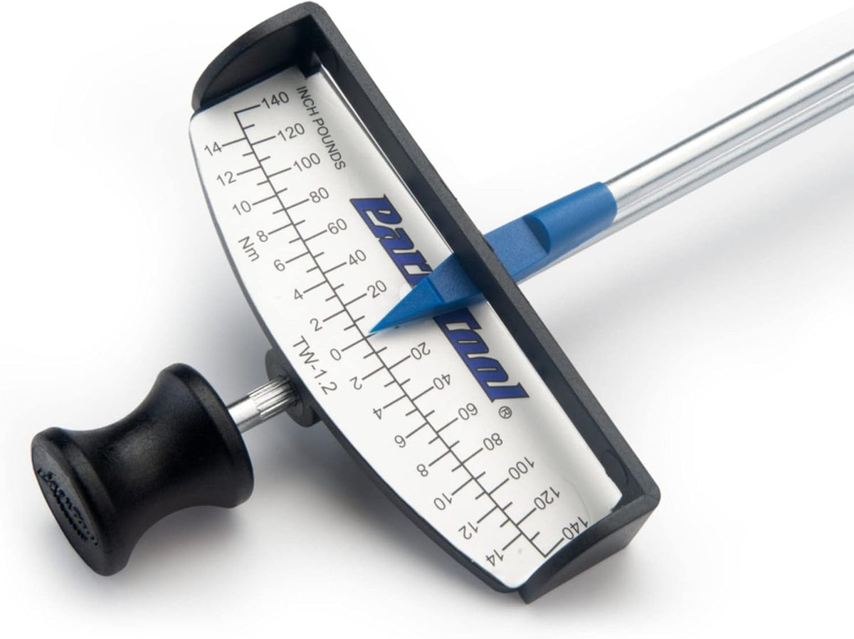 Park Tool TW-1.2 Beam Type Bicycle Torque Wrench 0-14Nm 3/8 Drive - Silver