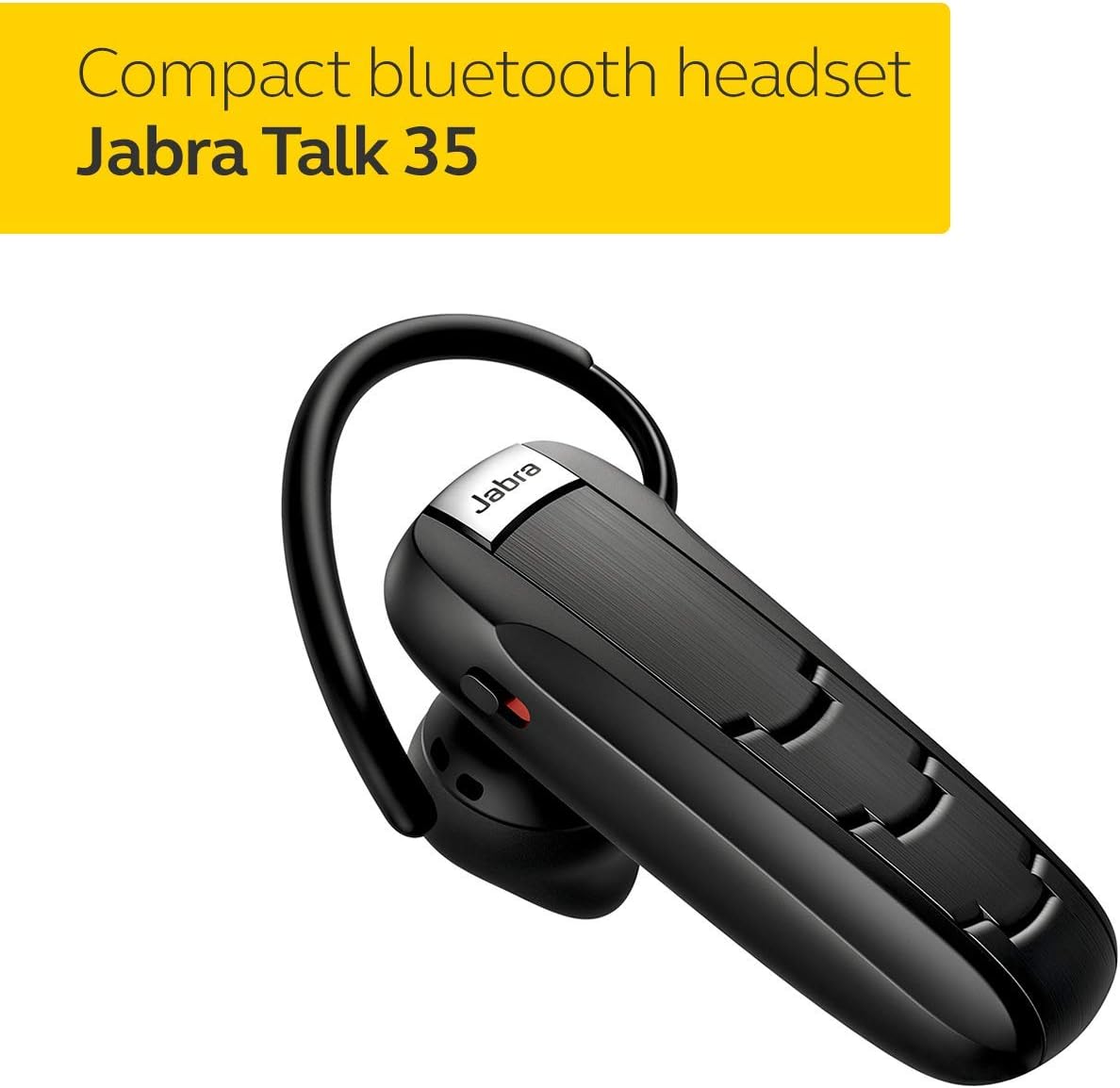 Jabra Talk 35 Noise Cancelling Bluetooth Wireless Mono Headset - Black
