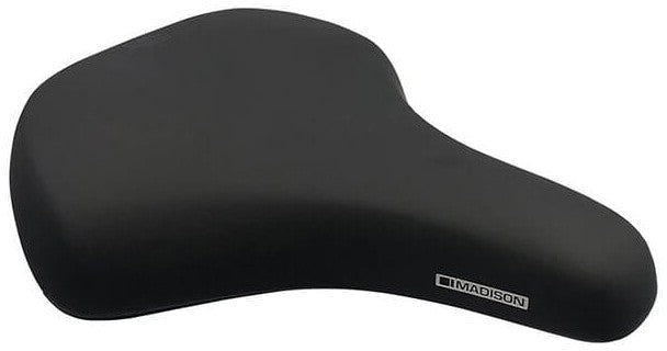 NEW Madison Saddles Bike Spares Saddle Freewheel U400 GelCel - Black - Short Fit