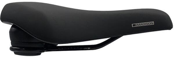 NEW Madison Saddles Bike Spares Saddle Freewheel U400 GelCel - Black - Short Fit