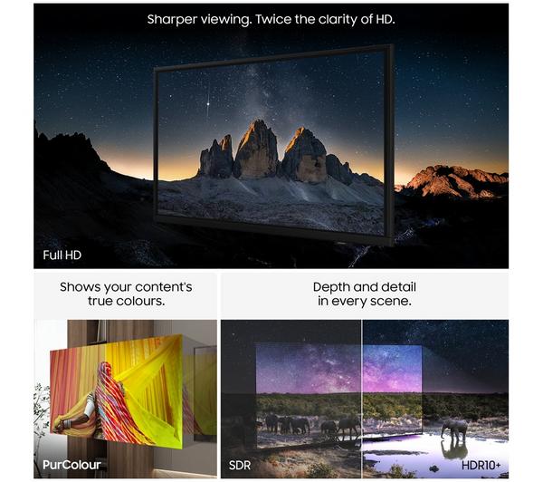 Samsung UE32F6000FK (2025) 32in Full HD HDR LED Tizen Smart TV - Black