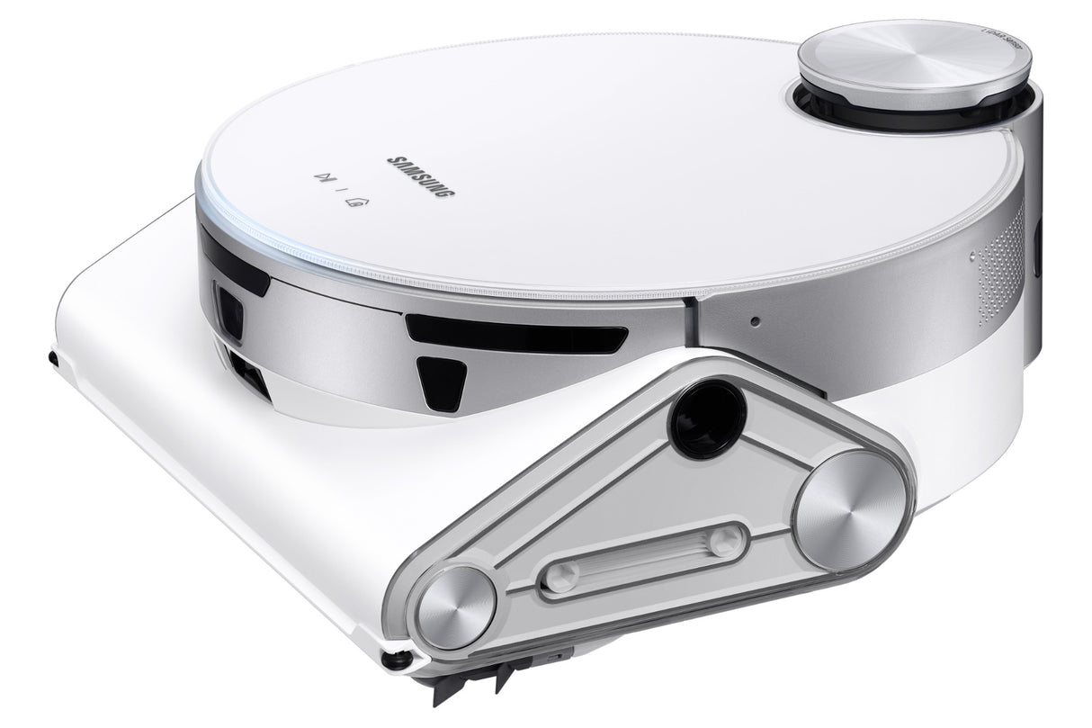 Samsung Jet Bot AI+ Robot Bagless Cordless Floor Vacuum Cleaner - White