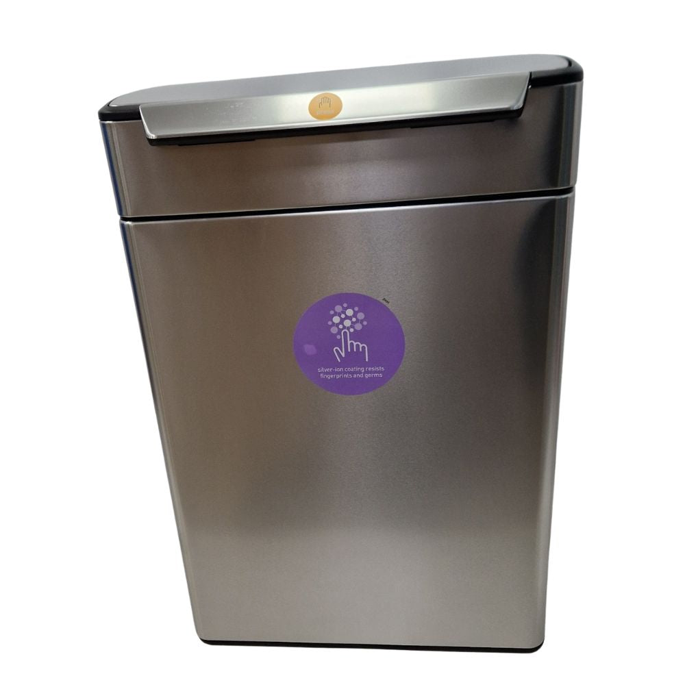 simplehuman Touch Bar Recycling Bin 48L - Brushed Stainless Steel