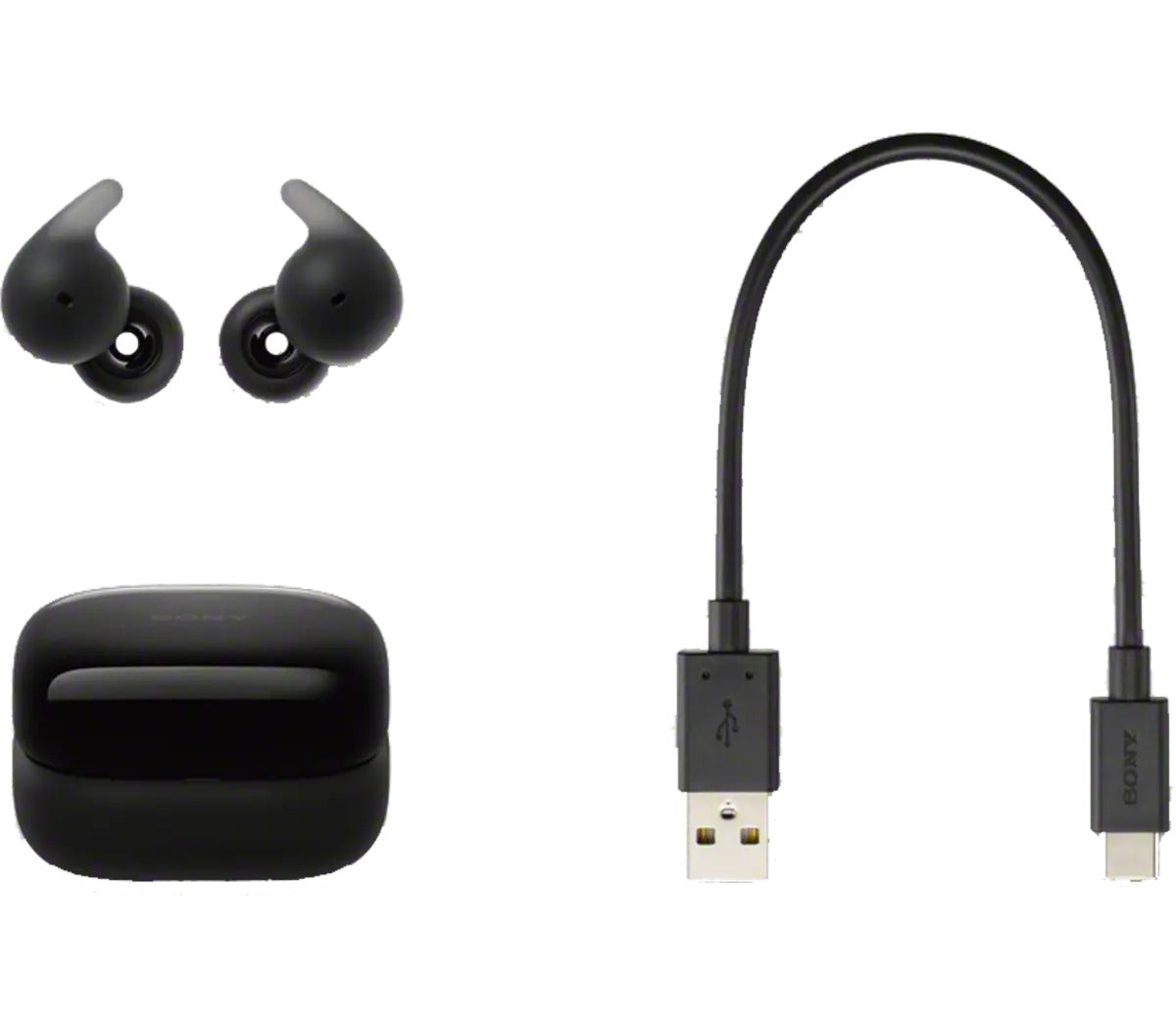 Sony WF-L910 LinkBuds Open True Wireless Earbuds Open-Air Bluetooth - Black
