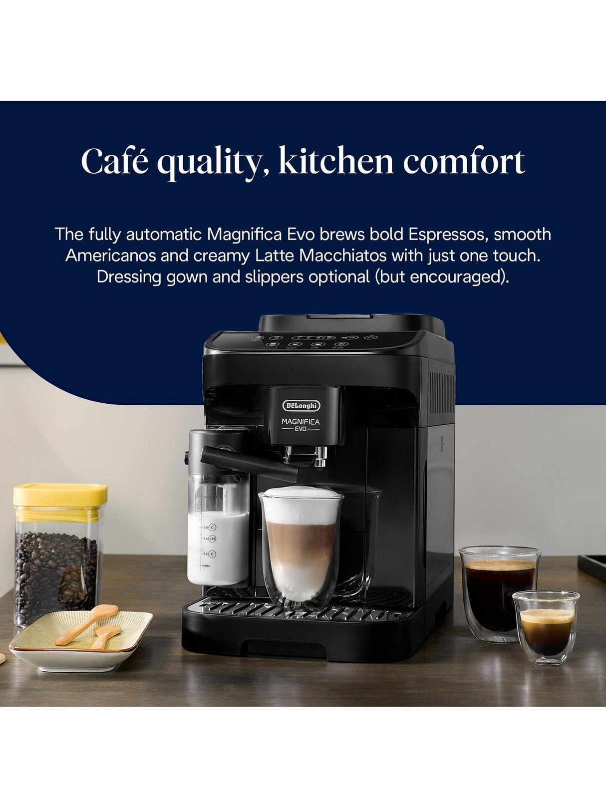 De'Longhi Magnifica Evo ECAM290.51 Automatic Bean Coffee Machine - Black