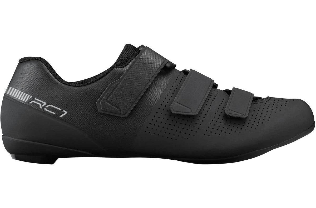 Shimano RC102 Men's Synthetic Regular Road Cycling Shoes - Black - Size 44