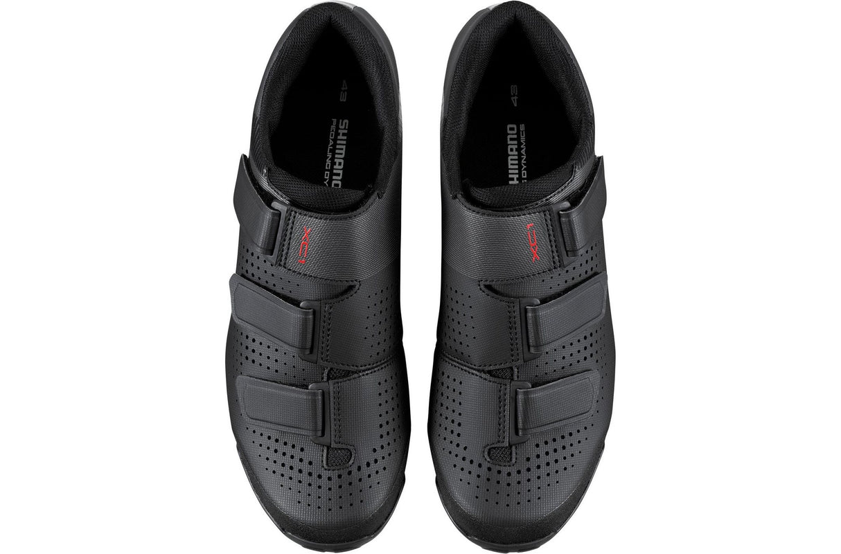 Shimano XC100 Men's Synthetic Mountain Bike Cycling Shoes - Black - Size 40