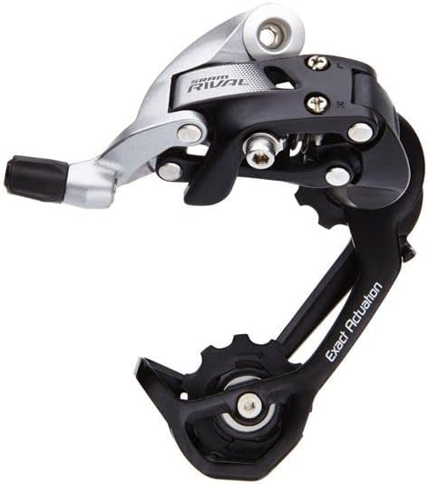 SRAM Rival 22 11-Speed Medium Cage Max 32T Rear Derailleur - Black/Silver