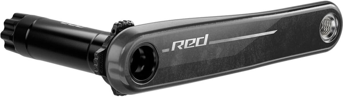 Sram Red Road Bike 12-Speed Carbon Crankset 165mm Right + Left Dub E1 Black