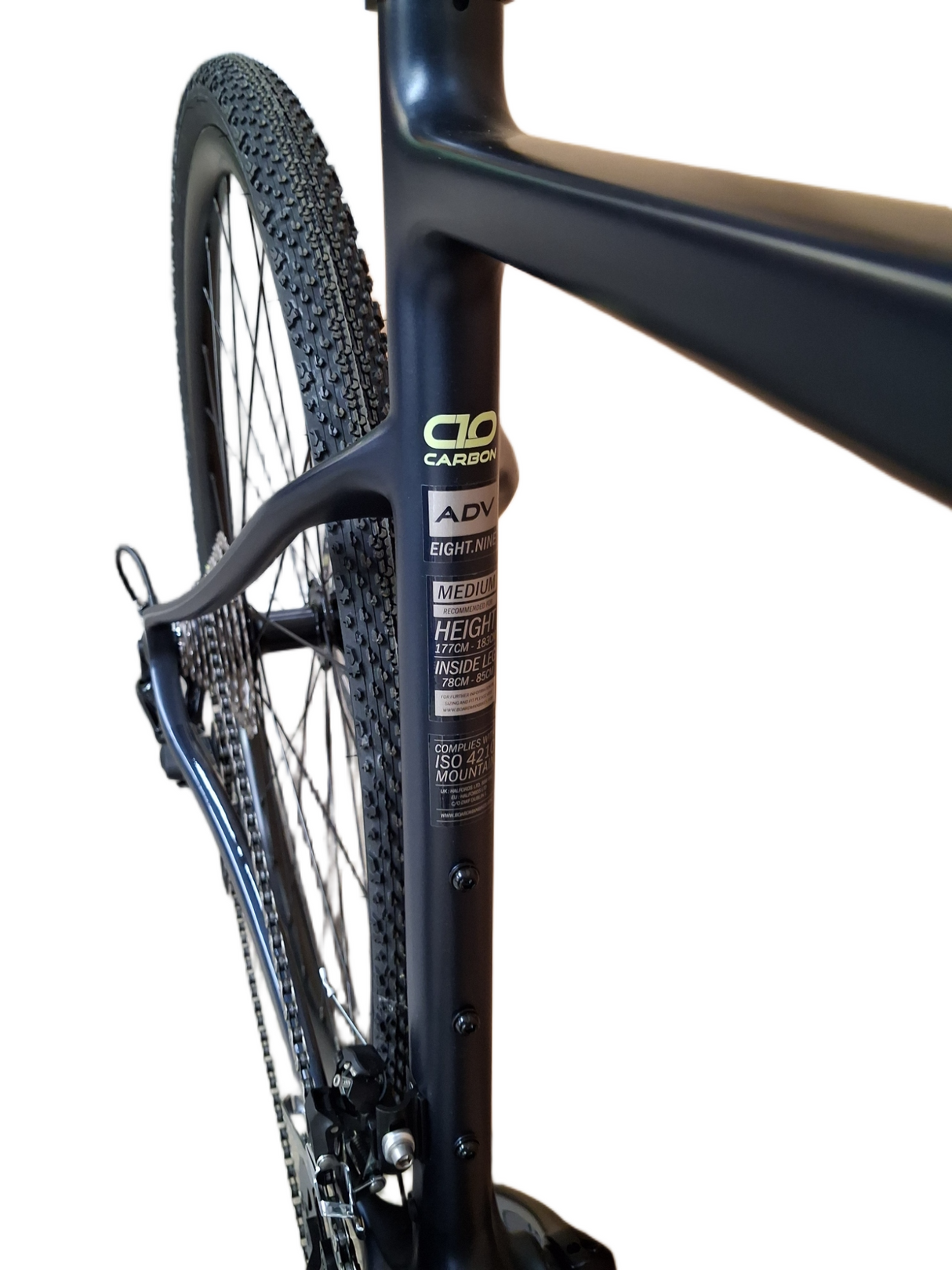 Boardman ADV 8.9 Unisex 20-Speed Carbon Adventure Bike - Blue - Medium