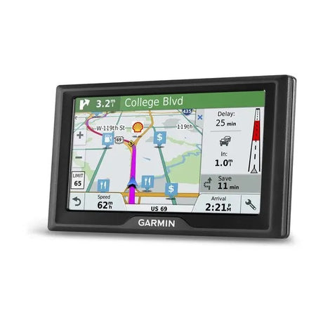 Garmin Drive 51 LM 5in Car GPS Sat Nav Lifetime Maps Driver Alerts - Black