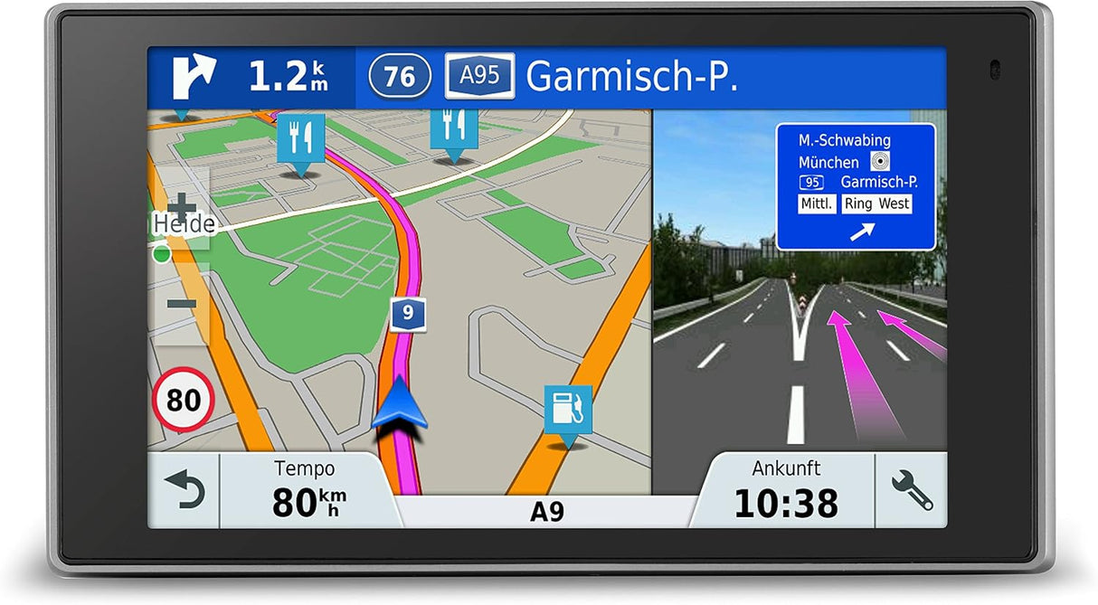 Garmin DriveLuxe 51 LMT-D 5in Wi-Fi with Magnetic Mount Europe Sat Nav Black