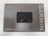 Garmin Dash Cam 45 1080p GPS In-Car Camera 2in Screen Driver Alerts - Black