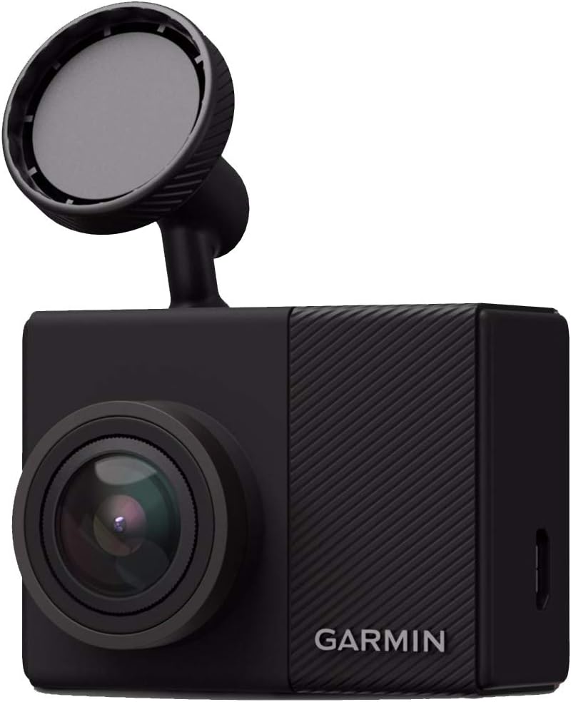 Garmin Dash Cam 65W 1080p GPS 180 Degree Wide Angle Voice Control - Black