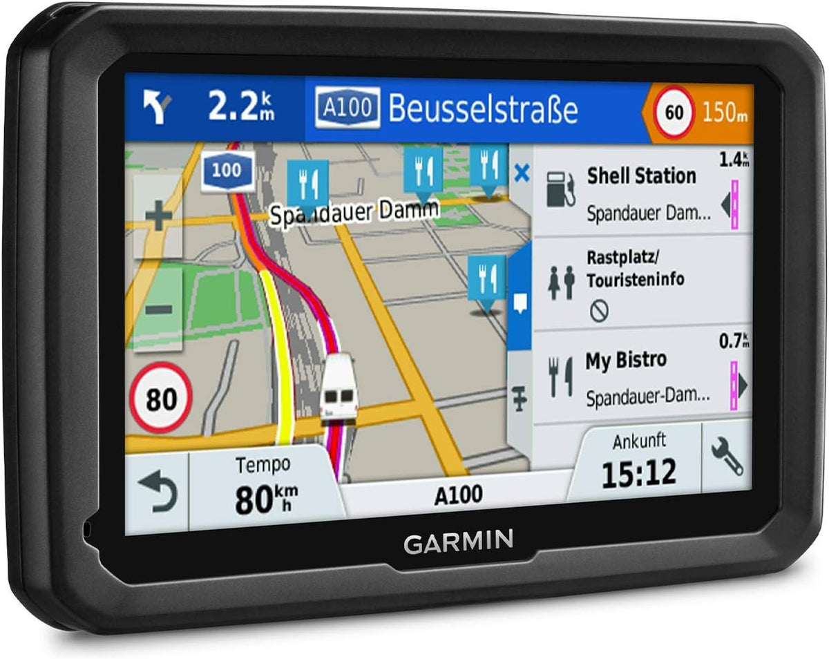 Garmin dēzl 580 MT-S 5in Bluetooth GPS Truck Sat Nav Europe Voice - Black