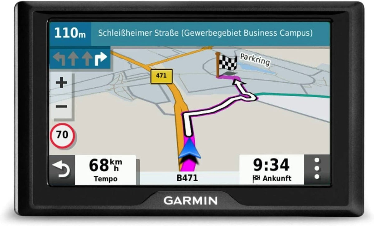 Garmin Drive 52 MT-S 5in GPS Sat Nav European Maps Bluetooth Car - Black