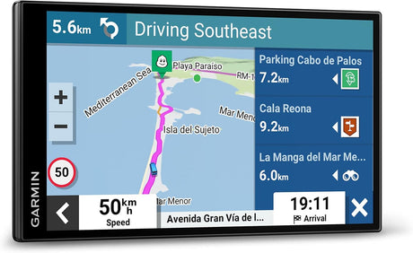 Garmin CamperVan 6.95in GPS Sat Nav Europe Maps Voice Assist Bluetooth Black