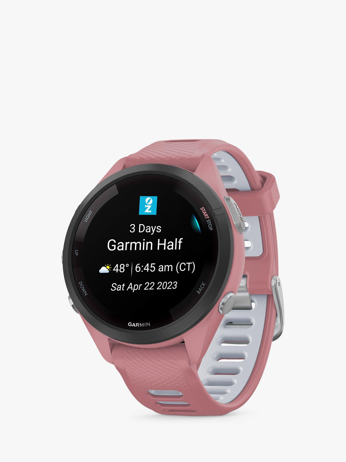 Garmin Forerunner 265S GPS AMOLED Running Smartwatch Heart Rate Pink White