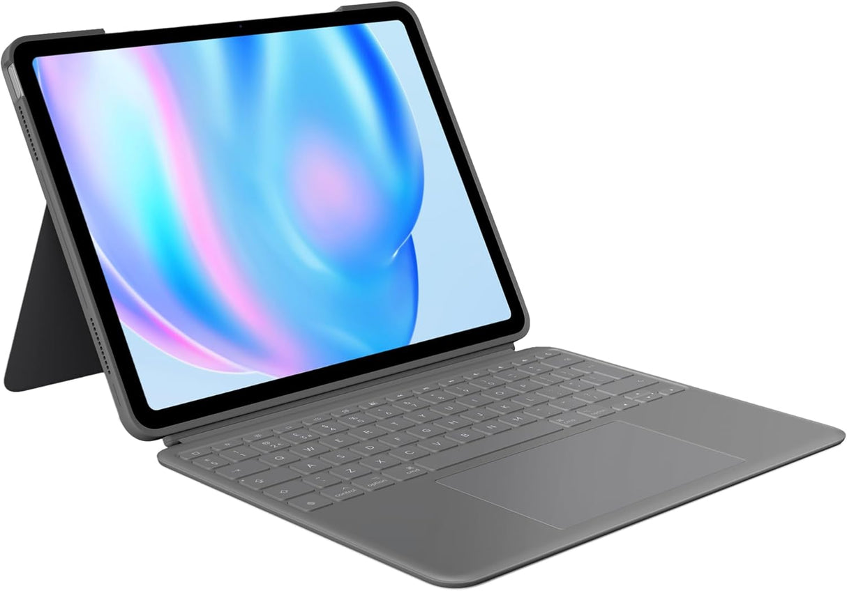 Logitech Combo Touch Full-Size Backlit Keyboard Cover for iPad Air 13'' Grey