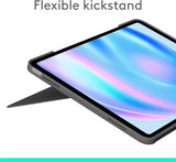 Logitech Combo Touch Full-Size Backlit Keyboard Cover for iPad Air 13'' Grey