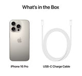 Apple iPhone 16 Pro 6.3'' 5G Smartphone 256GB Unlocked SIM-Free - Titanium