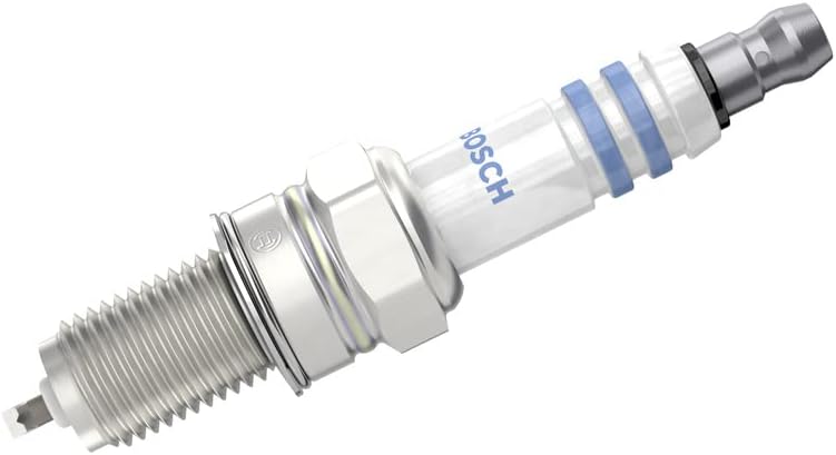 Bosch YR7DC N25 0242135801 M12x1.25 16mm Spark Plugs Set of 4 - Silver/White